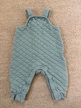 Hanna Andersson Quilted blue One-Piece Overalls